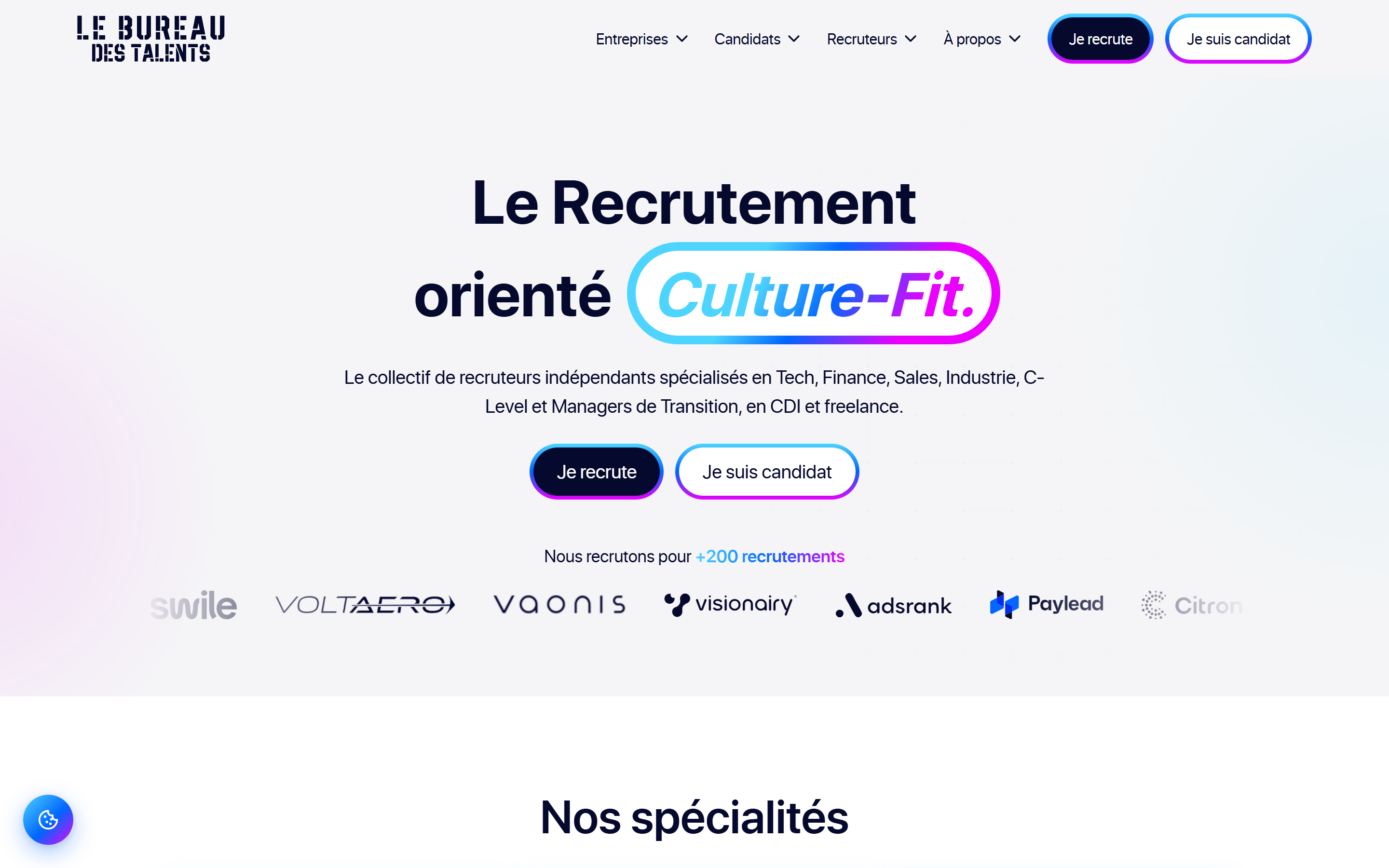 Le Bureau des Talents — après