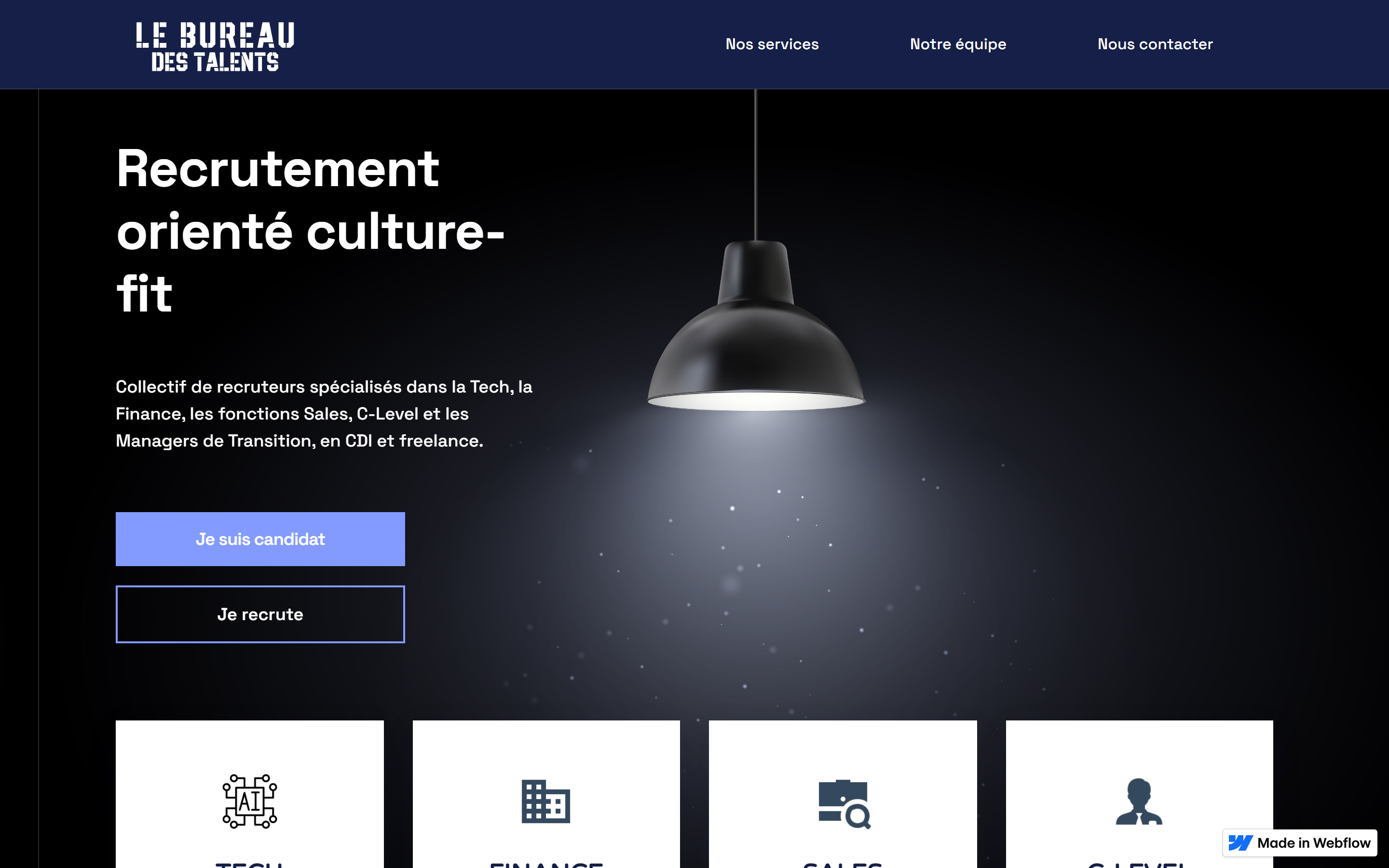Le Bureau des Talents — avant