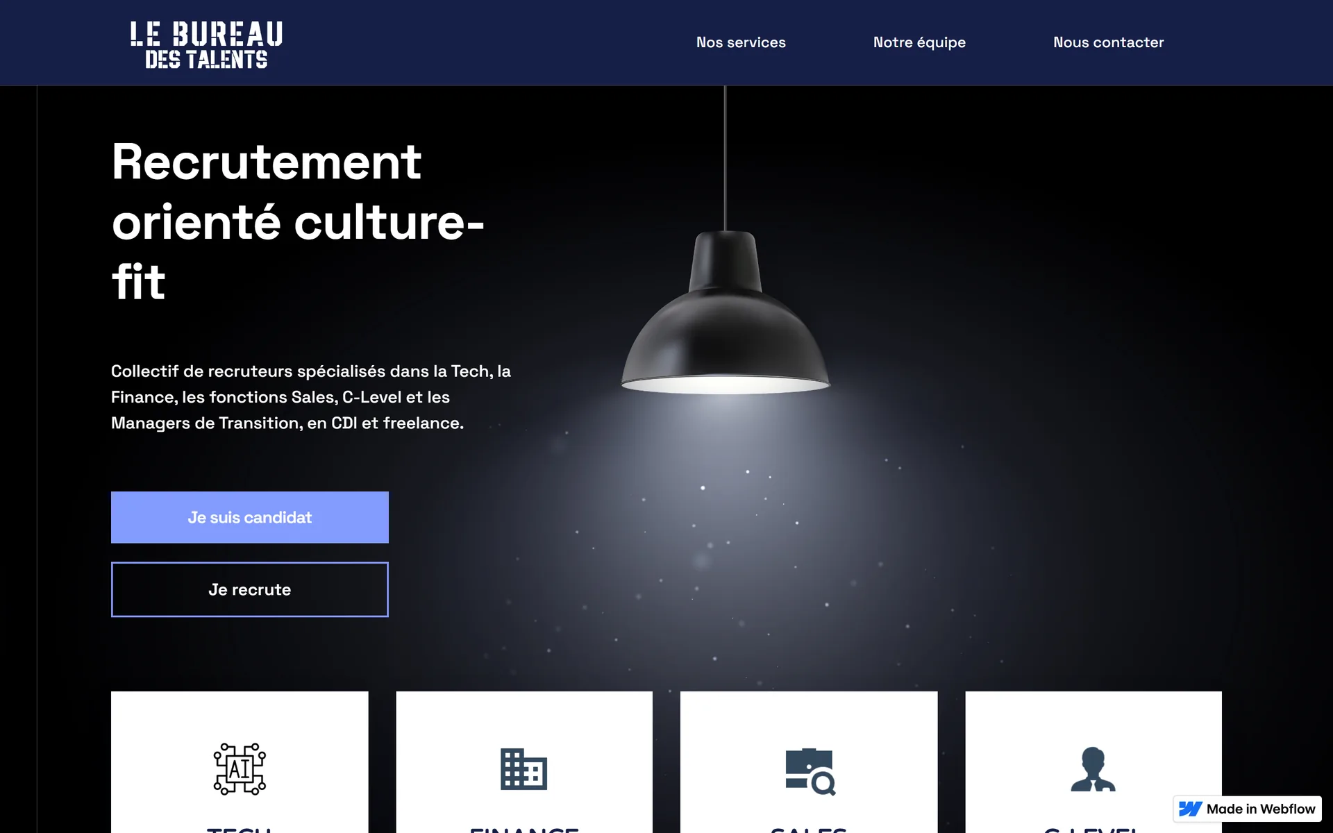 Le Bureau des Talents — avant